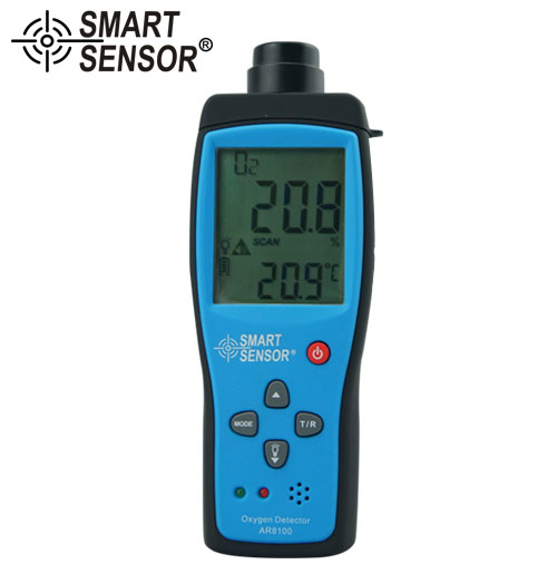 ?，?AR8100氧氣濃度檢測(cè)儀 O2氧氣測(cè)試儀 氧氣探測(cè)分析儀報(bào)警器